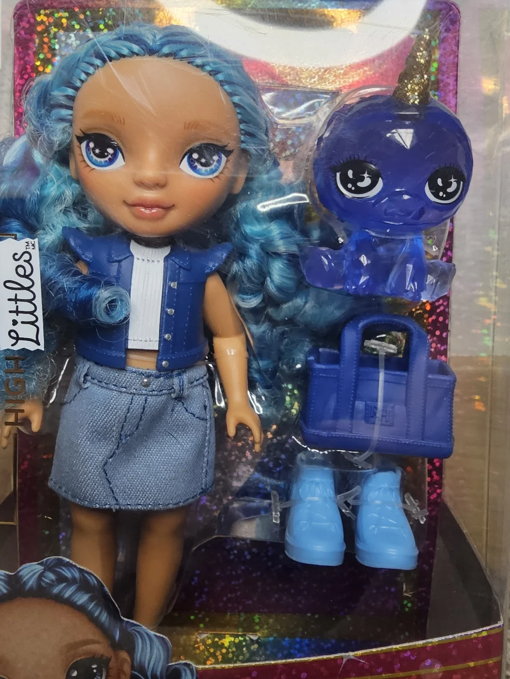 Rainbow Littles Sapphire Bradshaw Blue Hair Fashion Doll